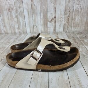 Birkenstock Gizeh Thong Sandals Adjustable Buckle Comfort‎ Slides Size 39
